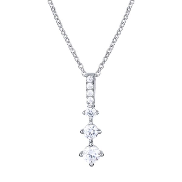 Silverhalsband med elegant hänge