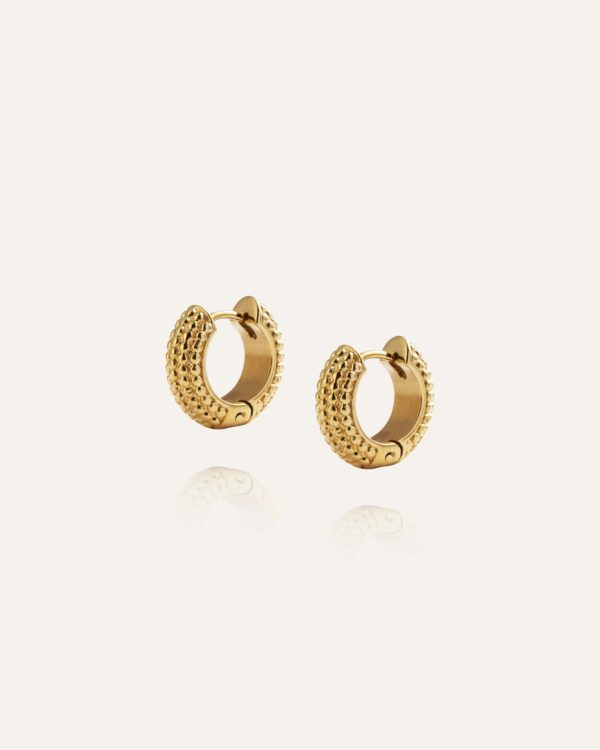 Beaded Hoops
