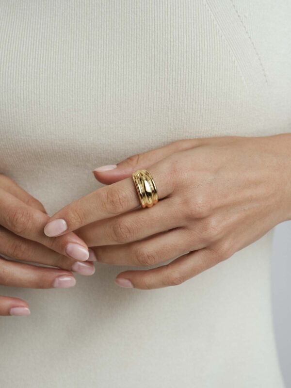 Deco Ribbed Ring - Bild 2