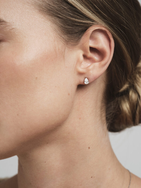 Belle Silver Medium Studs - Bild 3