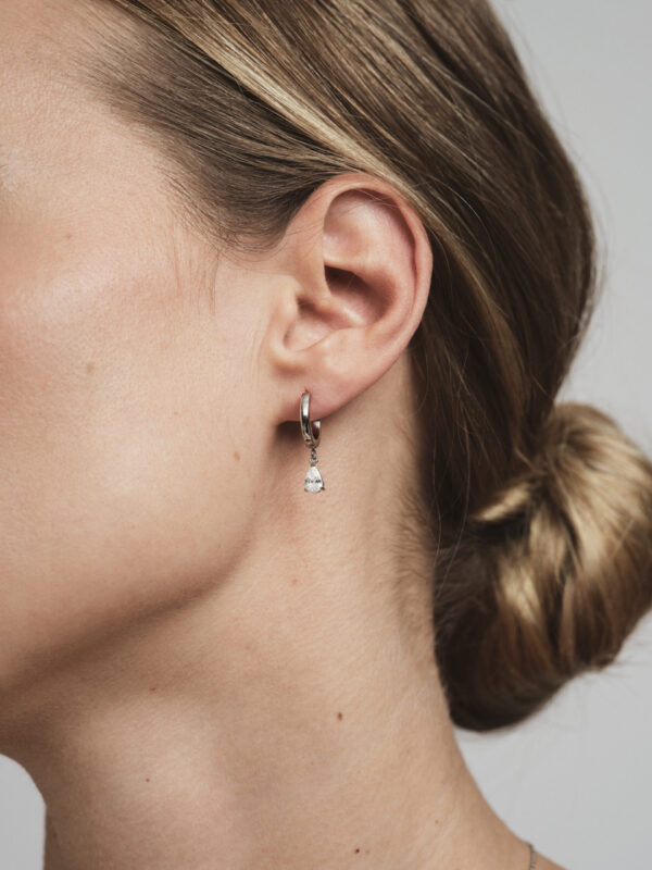 Belle Silver Hoops - Bild 3