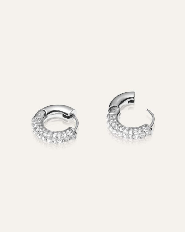 Pavé Everyday Medium Hoops - Bild 5
