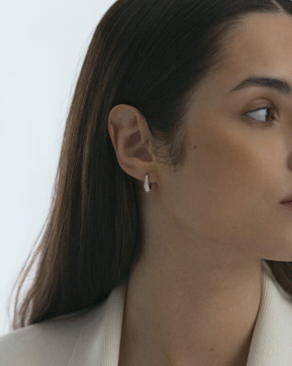 Pavé Precious Small Hoops - Bild 6