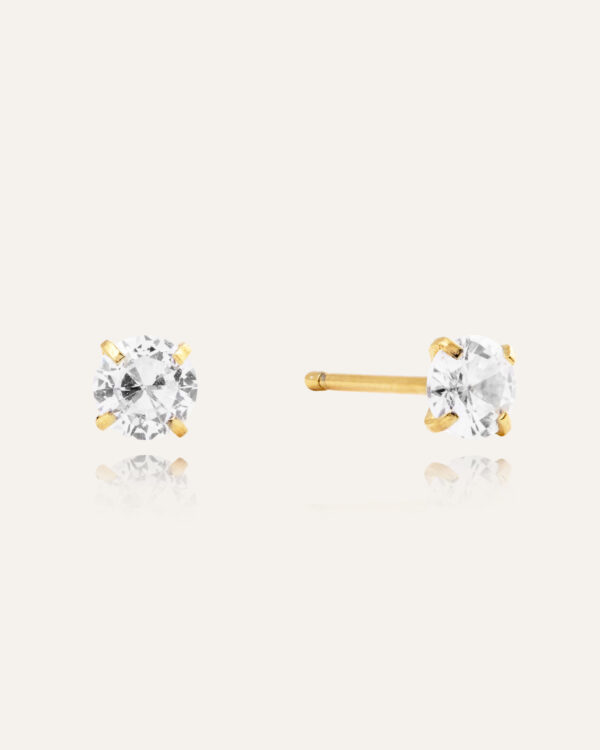Jolie Gold Medium Studs