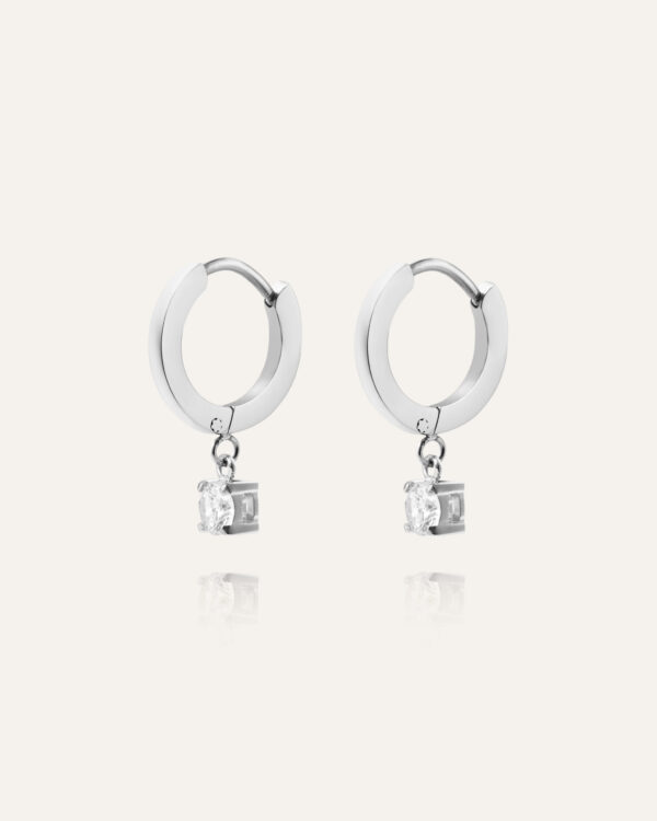 Jolie Silver Hoops