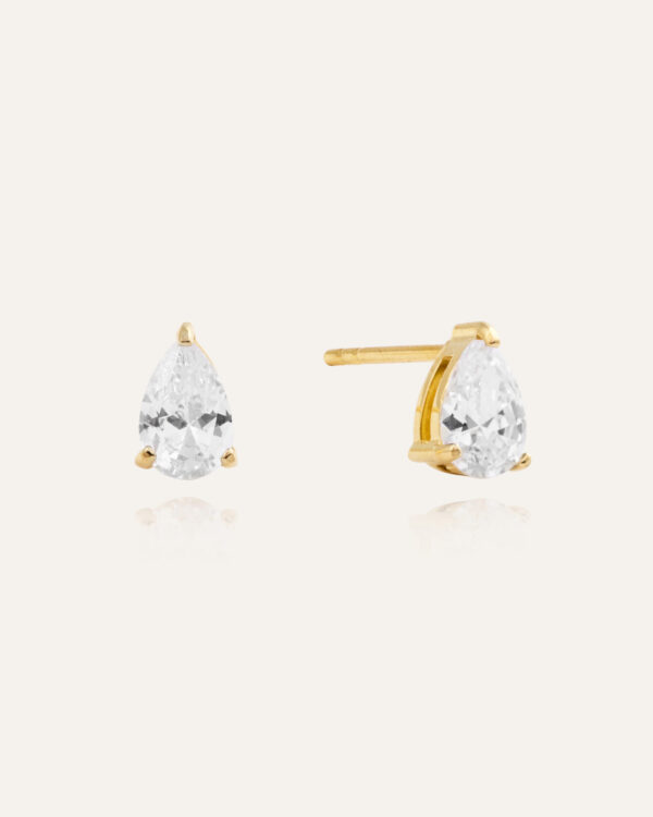 Belle Gold Medium Studs - Bild 3