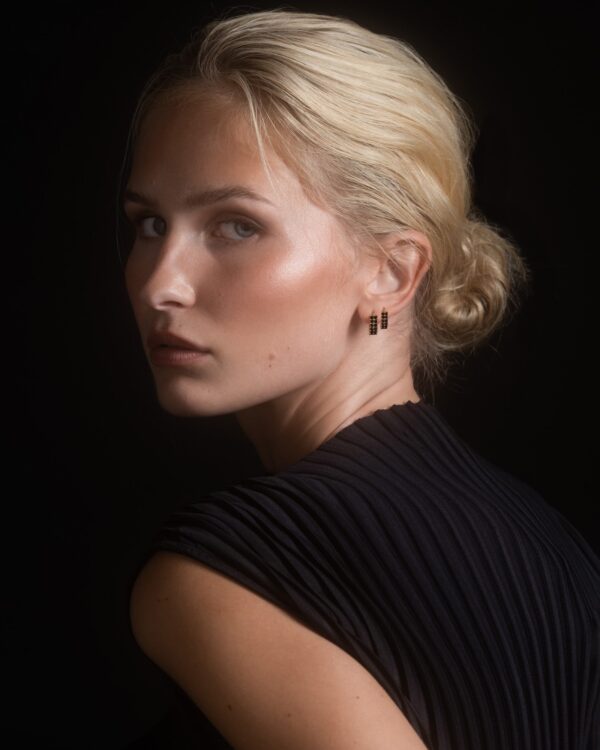 Midnight Noir Hoops - Bild 2