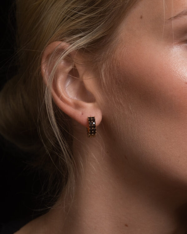 Midnight Noir Hoops - Bild 4