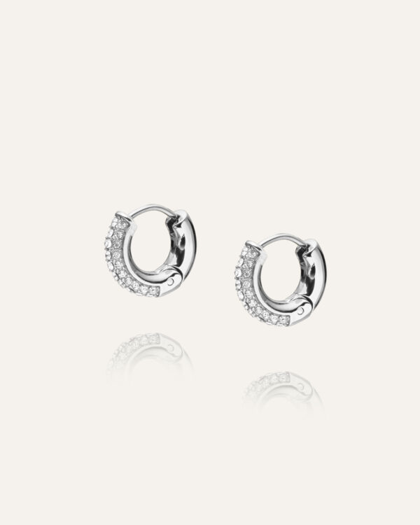 Pavé Everyday Small Hoops - Bild 3