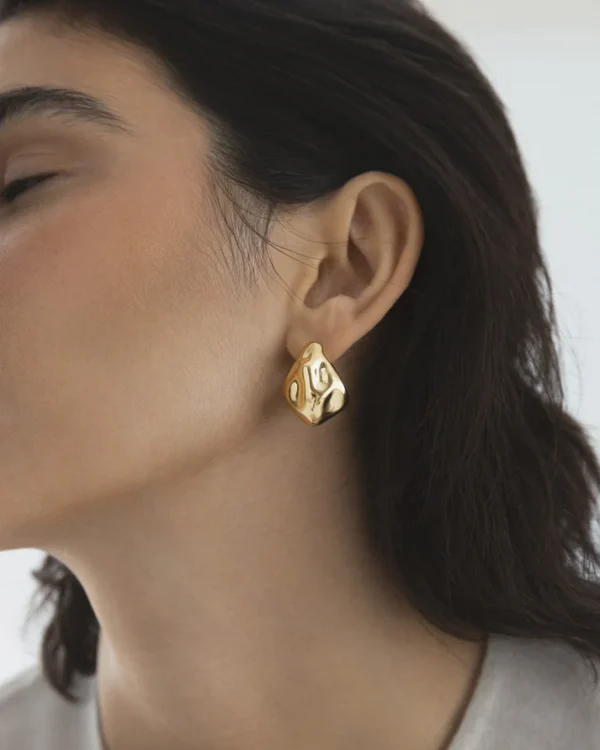 Wavy Bolded Drop Earring - Bild 2