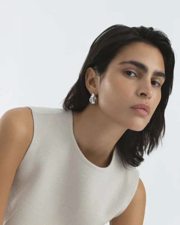 Wavy Bolded Drop Earring - Bild 6