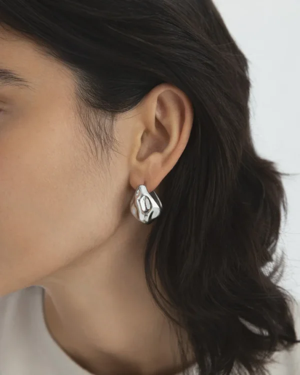 Wavy Bolded Drop Earring - Bild 5