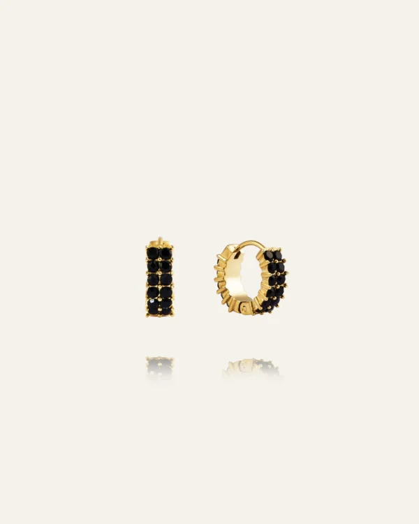 Midnight Noir Hoops