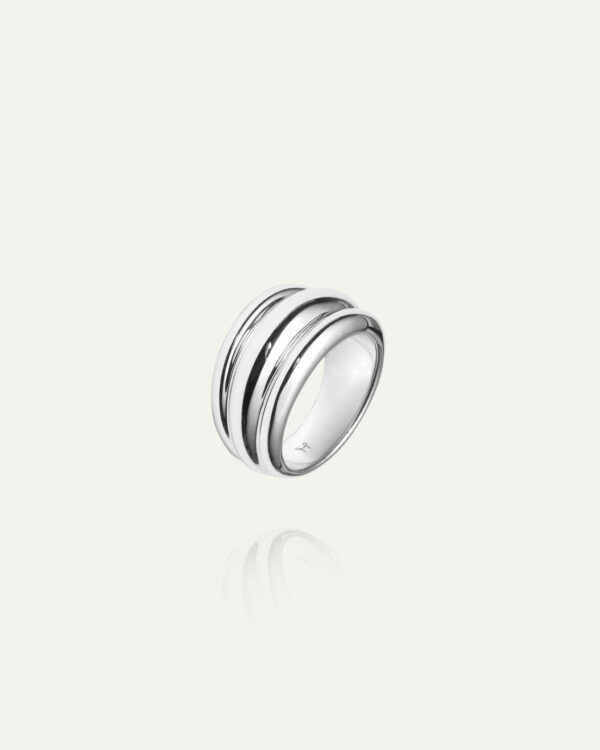 Deco Ribbed Ring - Bild 3