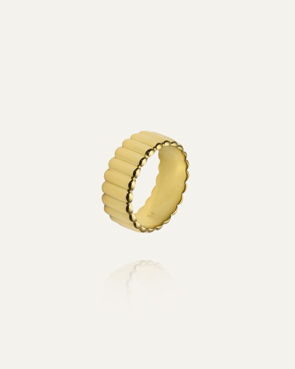Chic Ribbed Ring - Bild 2