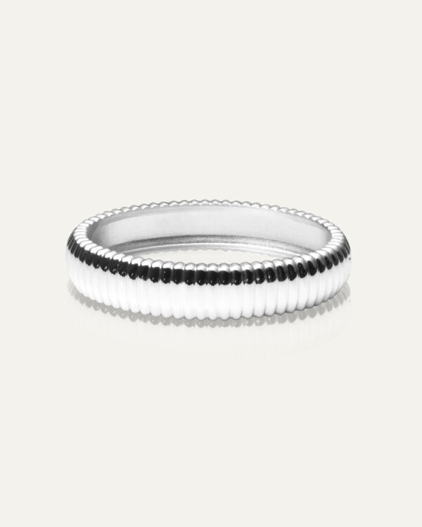 Retro Ribbed Bangle - Bild 5
