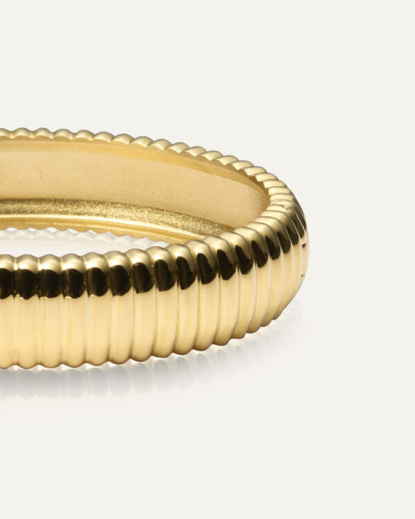 Retro Ribbed Bangle - Bild 2