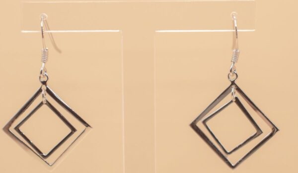 Fyrkantiga örhängen