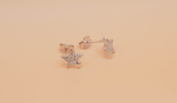 Stjärnformad örhänge