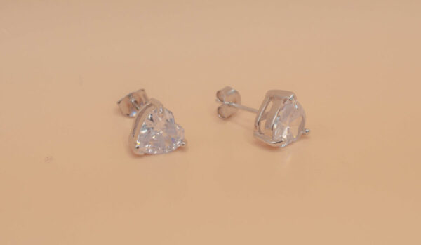 Runda örhänge med zirgon