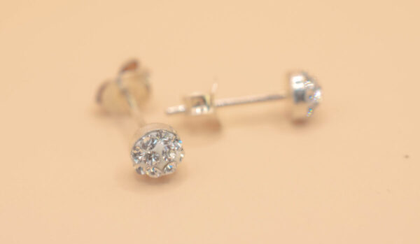 Örhänge med zirgon