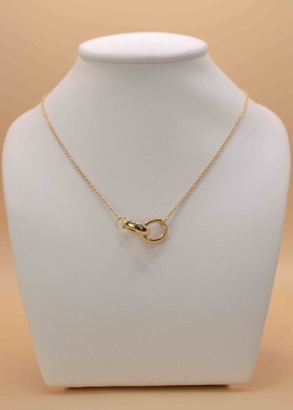 Ankar kedja med två ringar hänge