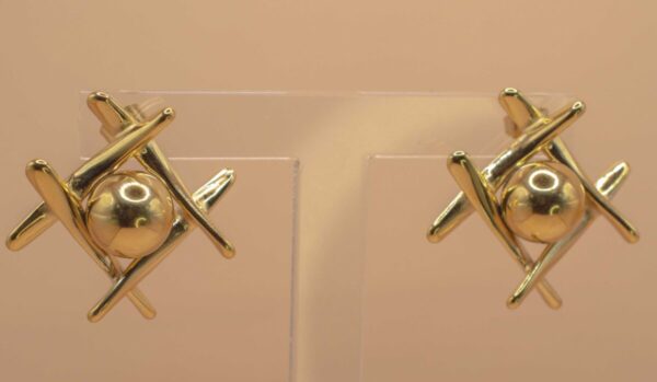 Guldfärgad Örhängen