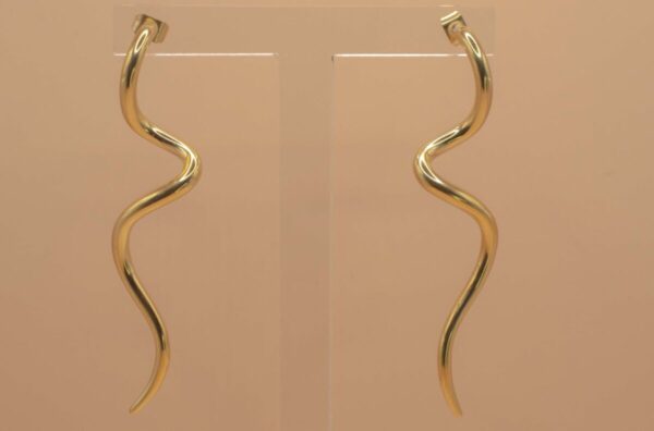 Guldfärgad Örhängen