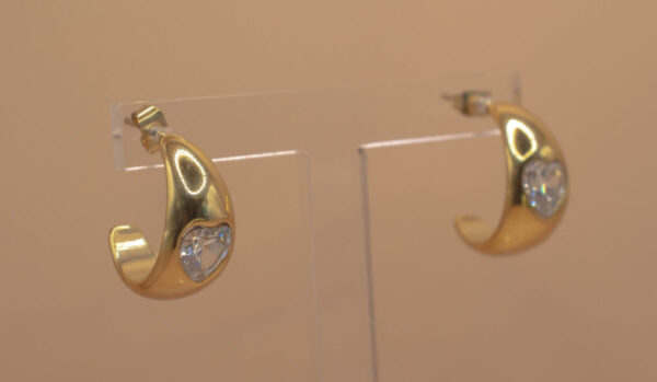 Guldfärgad Örhängen