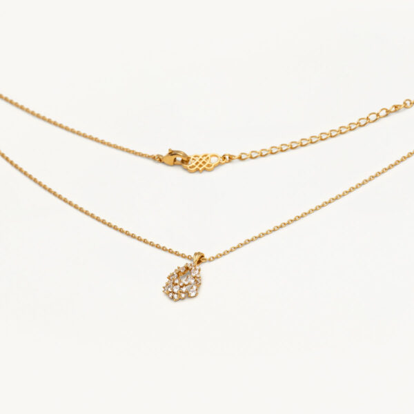 Petite Miss Alice necklace - Crystal (gold)