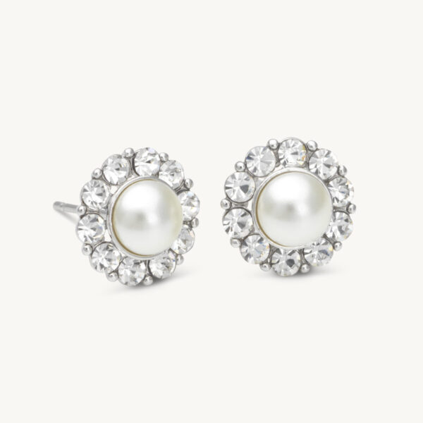 Miss Sofia pearl earrings - Créme
