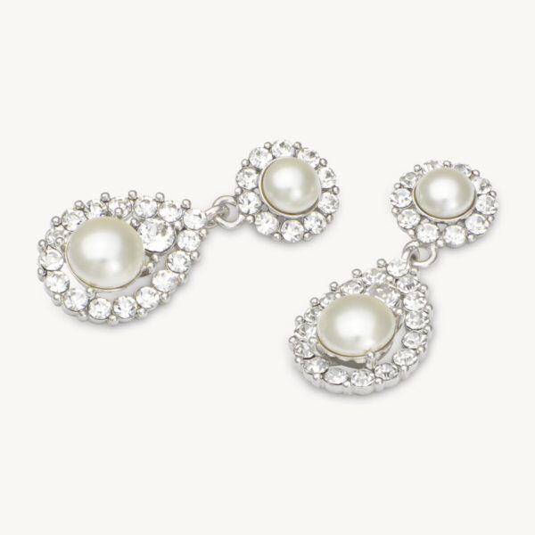 Sofia pearl earrings - Creme