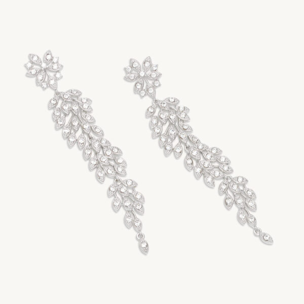 Laurel earrings - Crystal