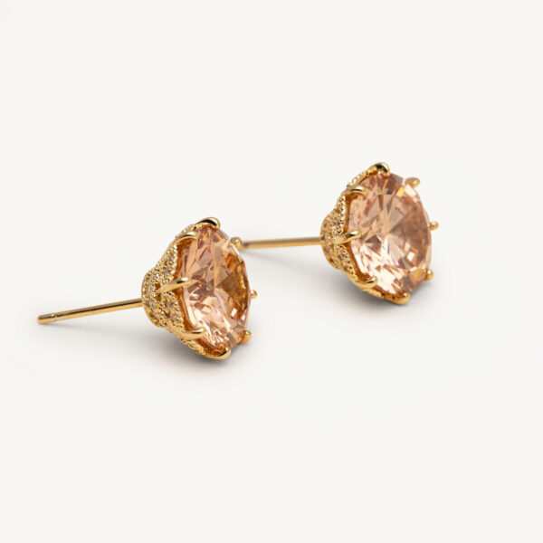 Elenora studs - Champagne (gold)