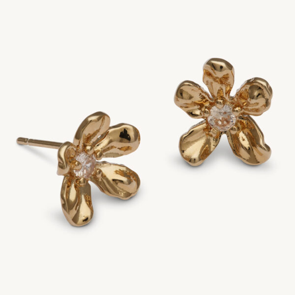 Petite Eponine stud earrings - Gold