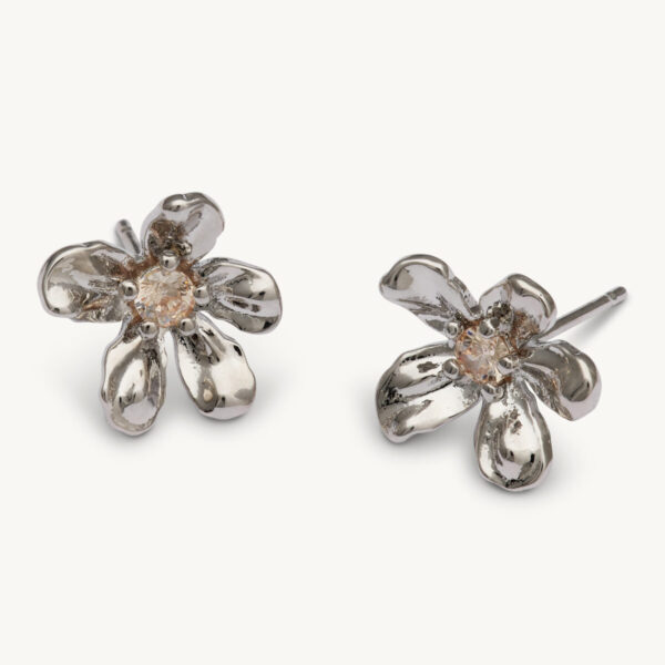 Petite Eponine stud earrings - Silver