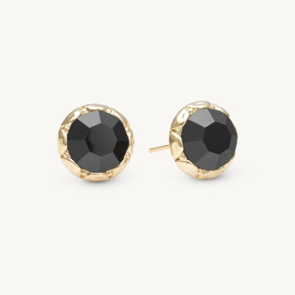 Miss Victoria stud earrings - Jet
