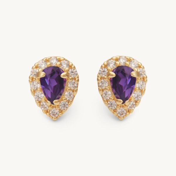 Bianca earrings - Amethyst