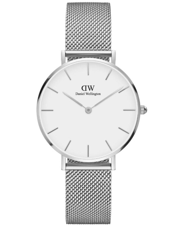 DANIEL WELLINGTON CLASSIC PETITE STERLING WHITE 32MM STÅL