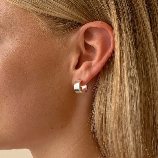 Carrie small ring ear plain g - Onesize