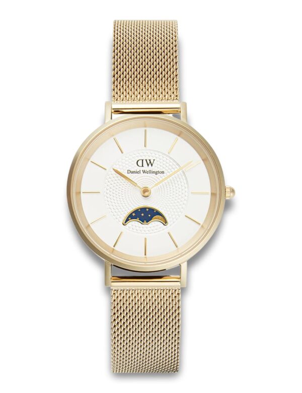 DANIEL WELLINGTON PETITE MOONPHASE 32 EVERGOLD G WHITE