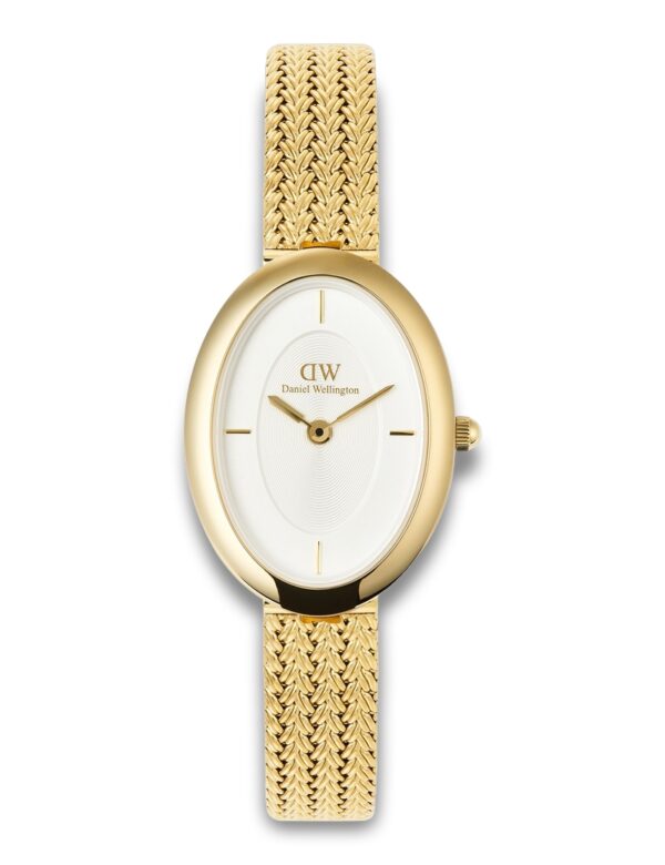DANIEL WELLINGTON JULIETTE BRAIDED MESH WHITE SUNRAY G