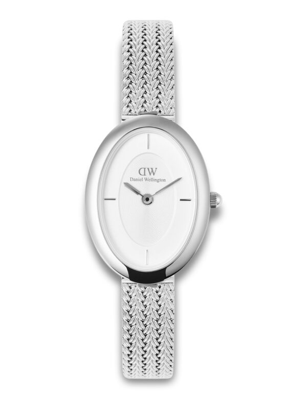 DANIEL WELLINGTON JULIETTE BRAIDED MESH WHITE SUNRAY S