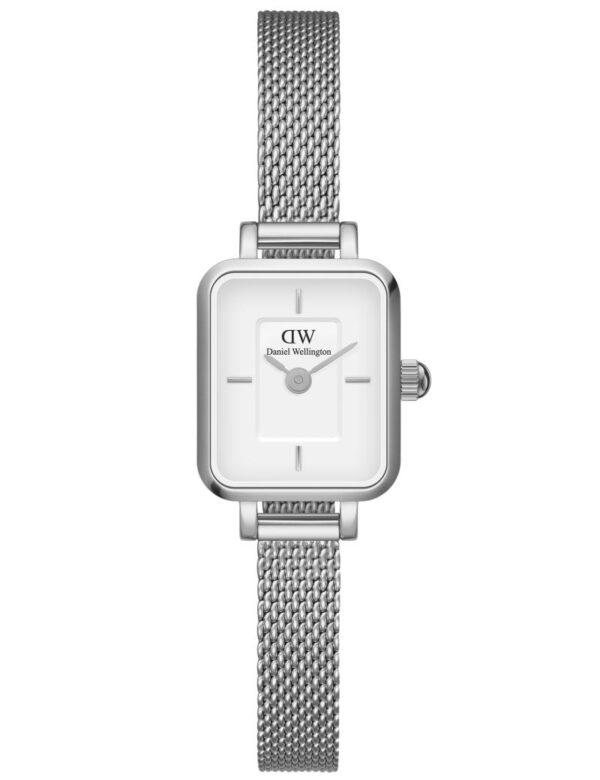 DANIEL WELLINGTON Quadro Mini 15x18 Sterling S White