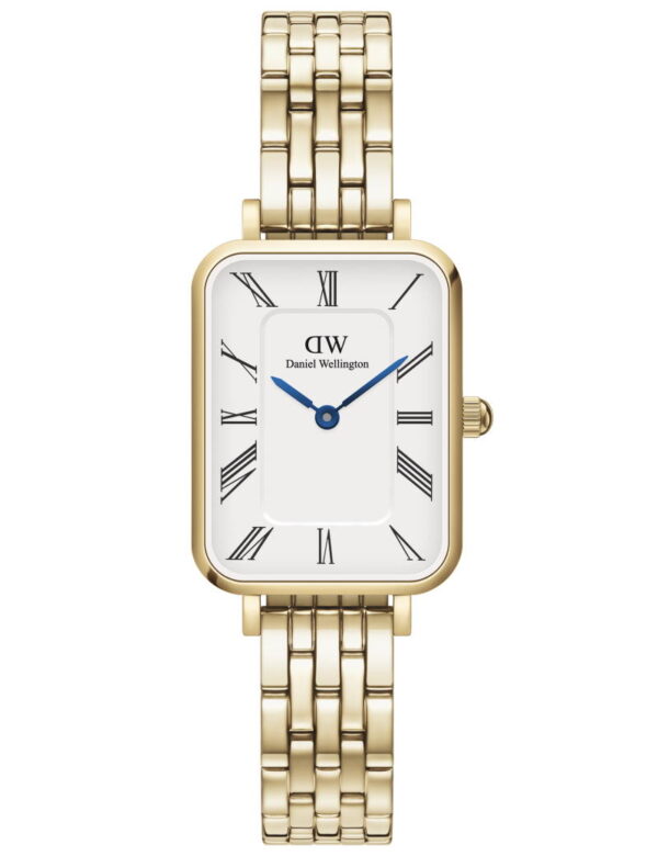 DANIEL WELLINGTON QUADRO Roman 20x26 5-link G White