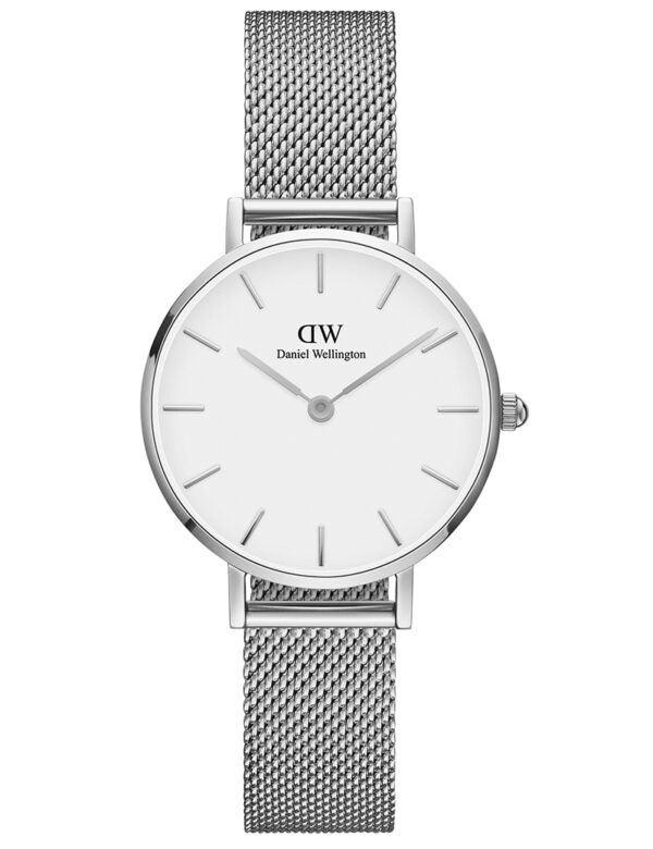 DANIEL WELLINGTON CLASSIC PETITE 28 STERLING WHITE STÅL