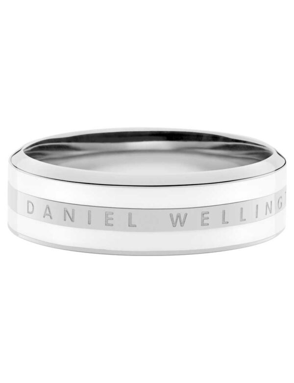 DANIEL WELLINGTON CLASSIC RING SATIN WHITE SILVER 54