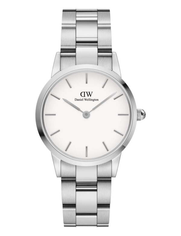 DANIEL WELLINGTON ICONIC LINK 28mm STÅL WHITE