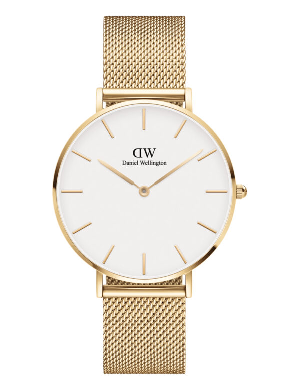DANIEL WELLINGTON PETITE EVERGOLD 36mm WHITE