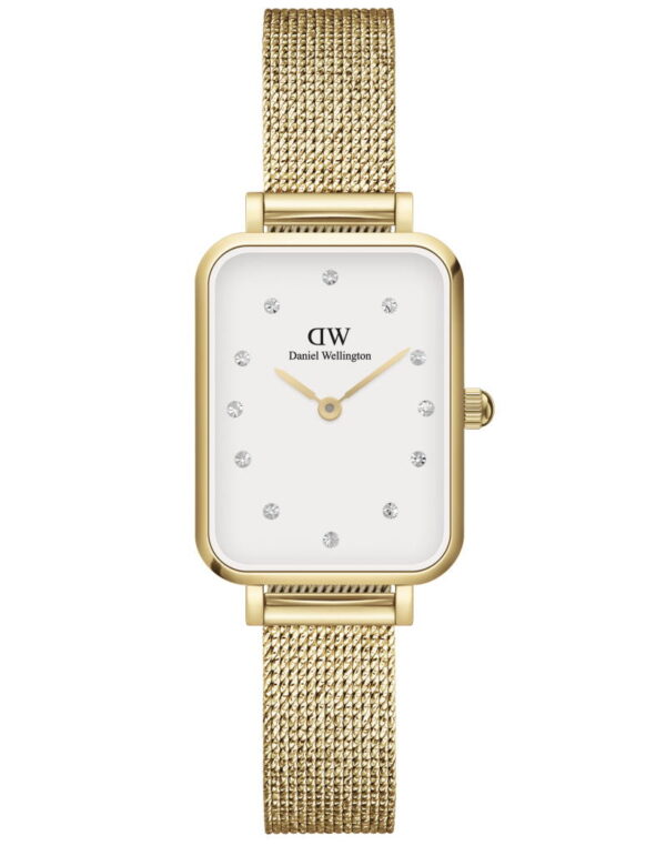DANIEL WELLINGTON Quadro 20x26mm Evergold Lumine G White